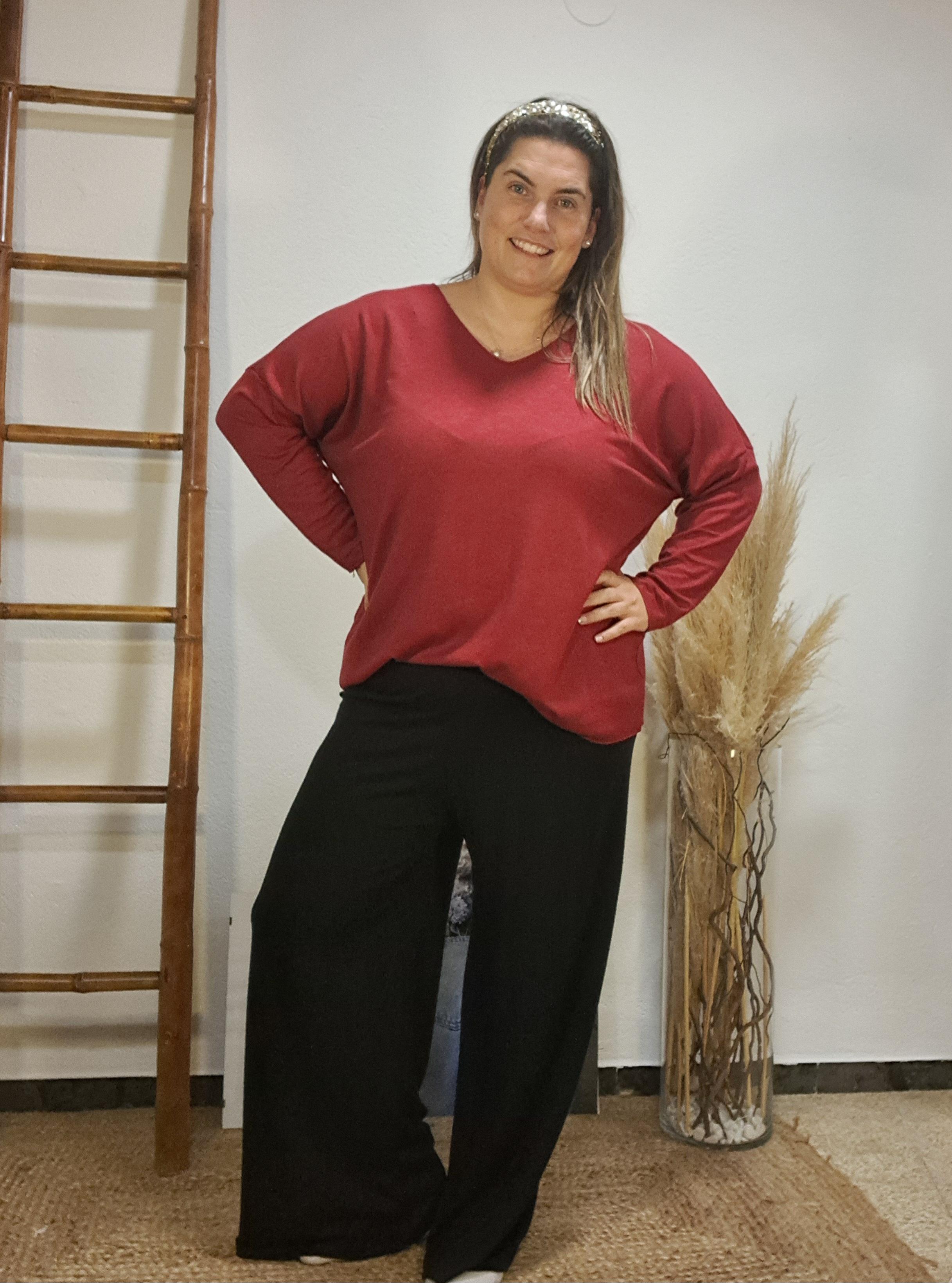 Pantaló comfy curvy negre