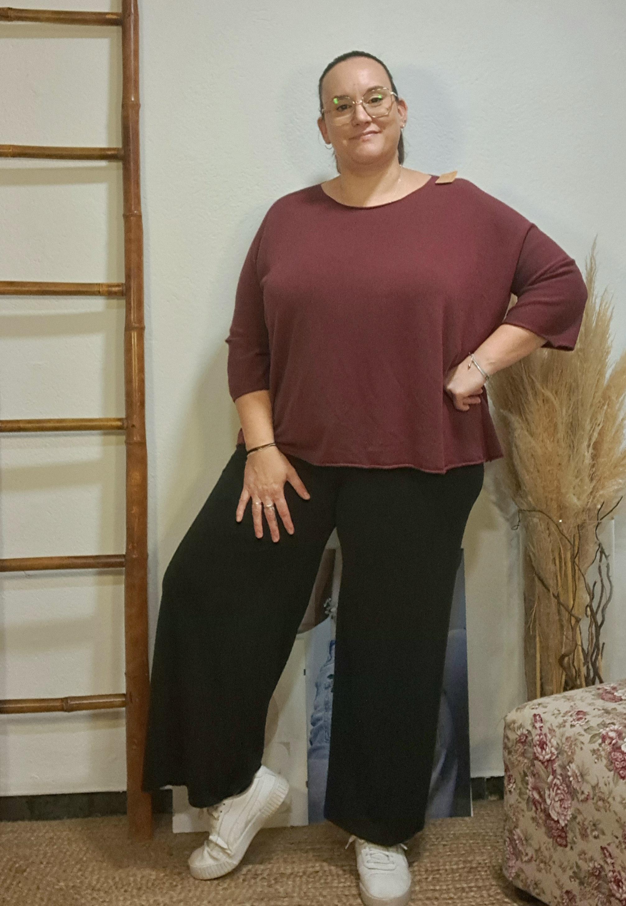 Pantaló comfy curvy negre