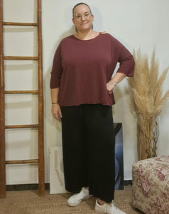 Pantaló comfy curvy negre