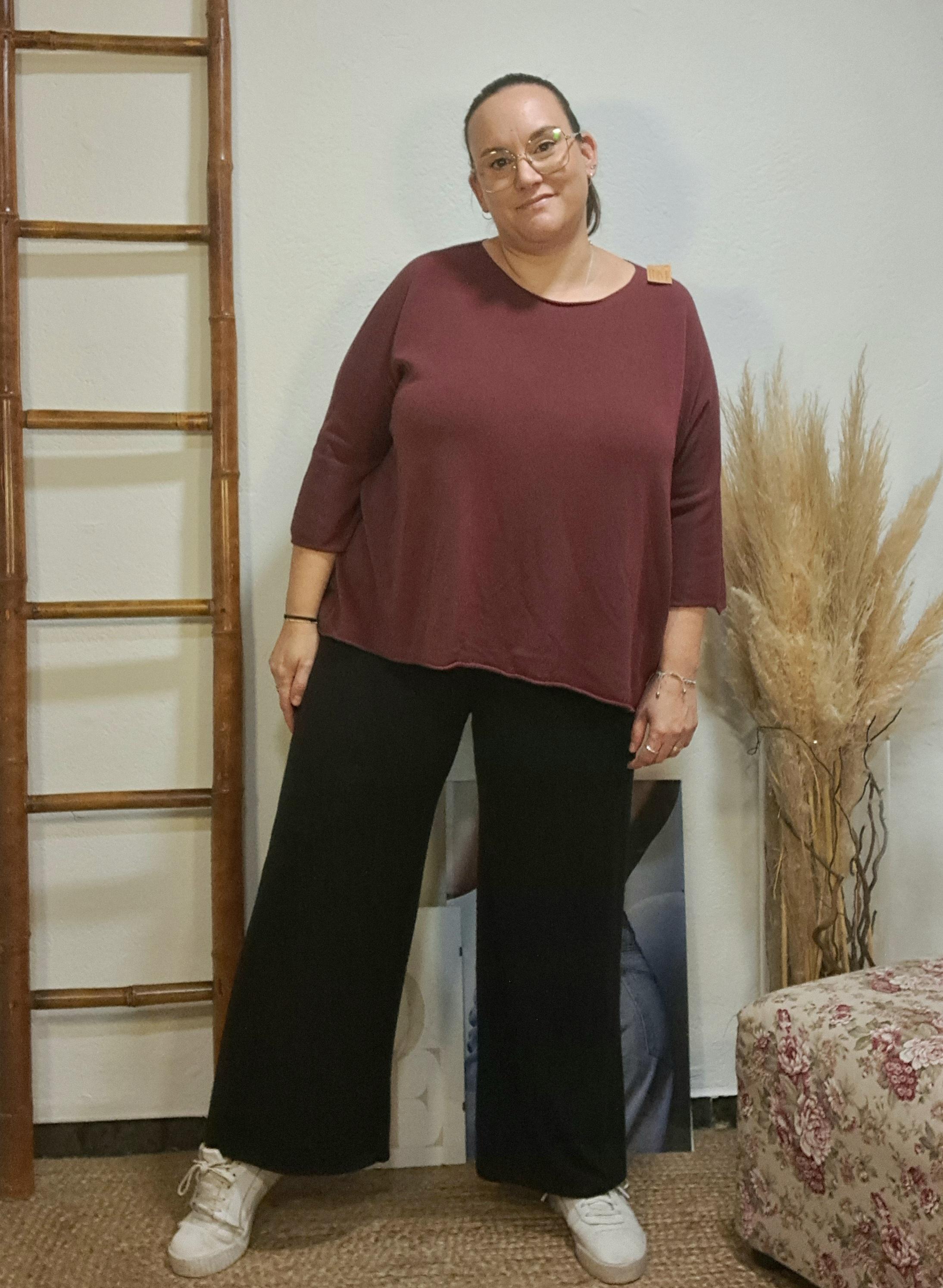 Pantaló comfy curvy negre