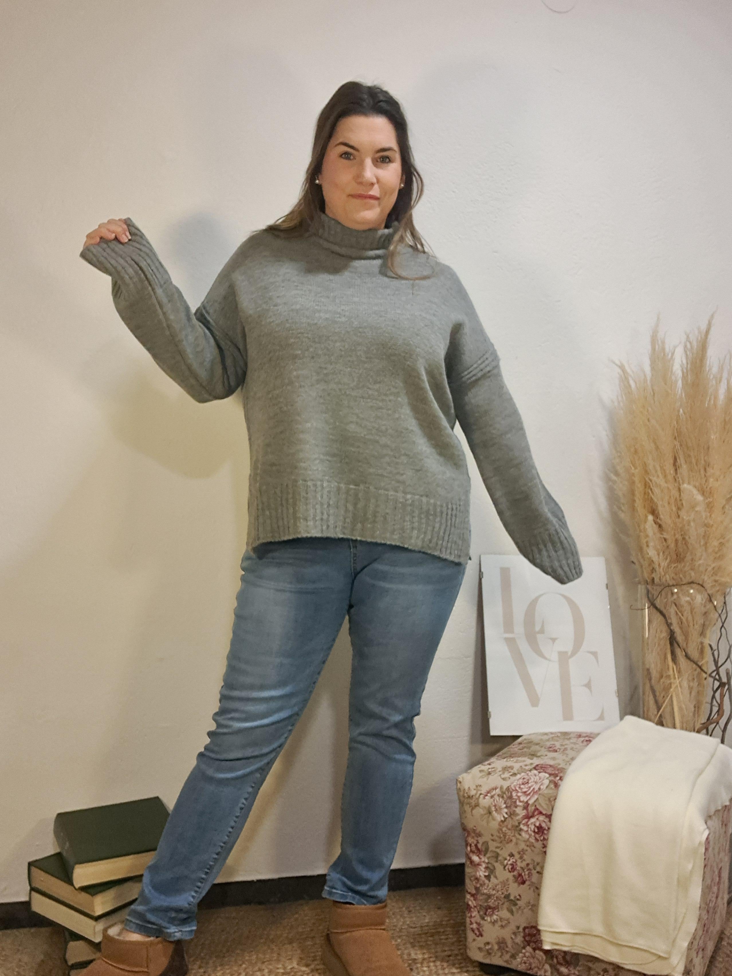 Jersei gris perla