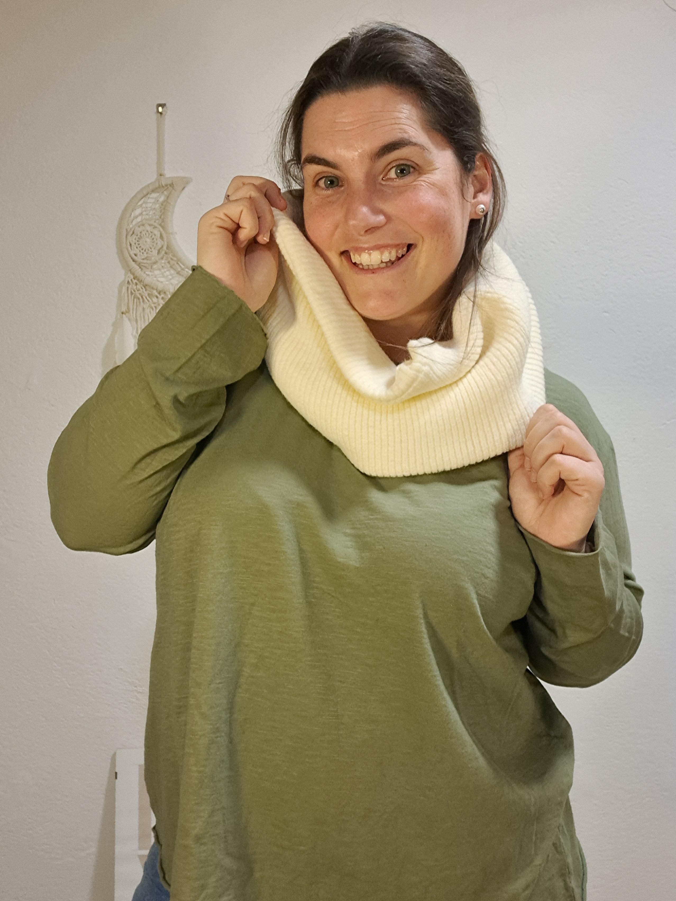 Buff punt blanc