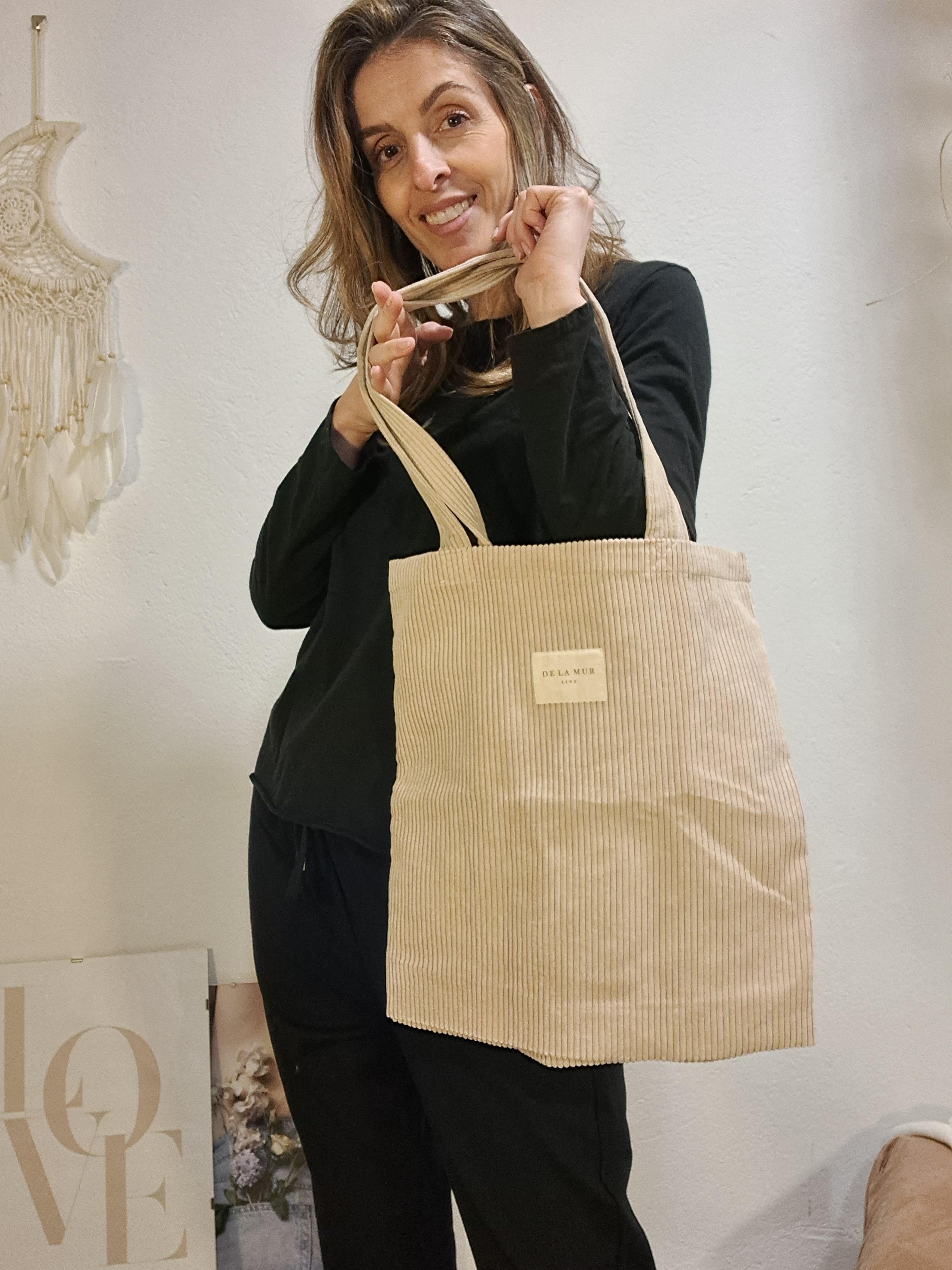 Tote bag crema pana