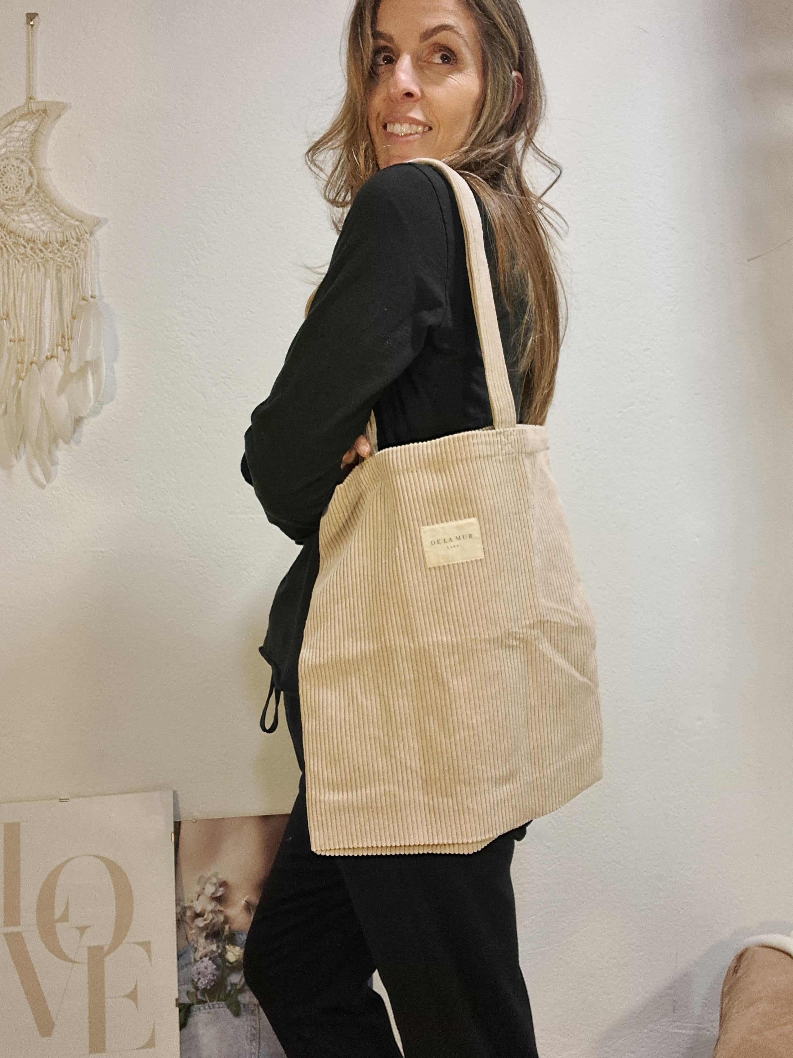 Tote bag crema pana