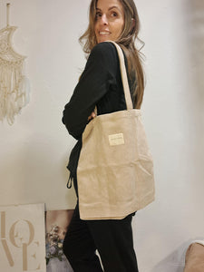 Tote bag crema pana