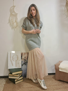 Vestit glam gris