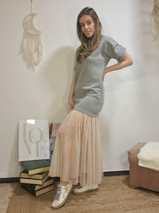 Vestit glam gris