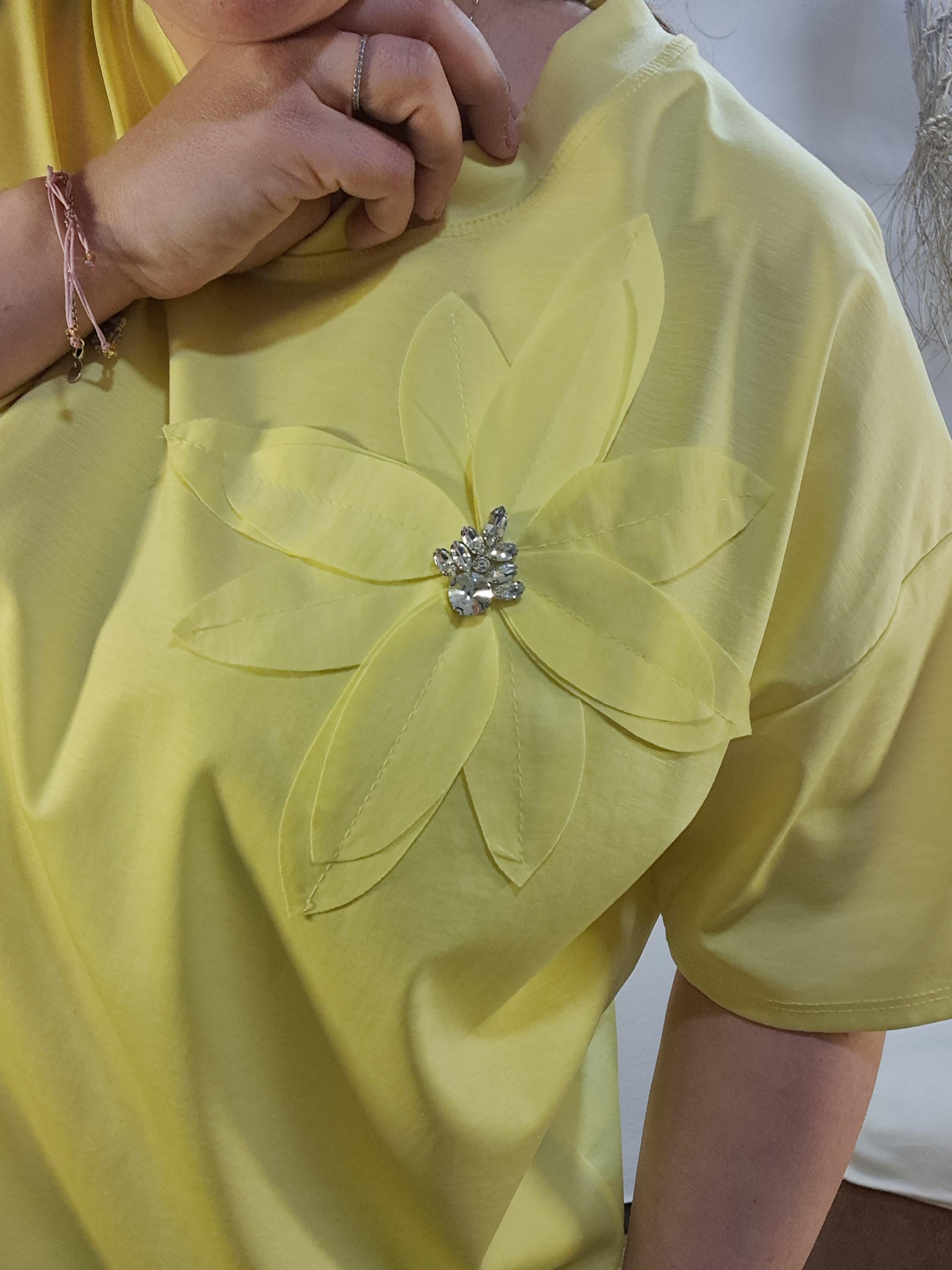 Samarreta flor joia
