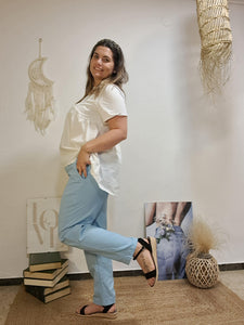 Pantaló blau bebè