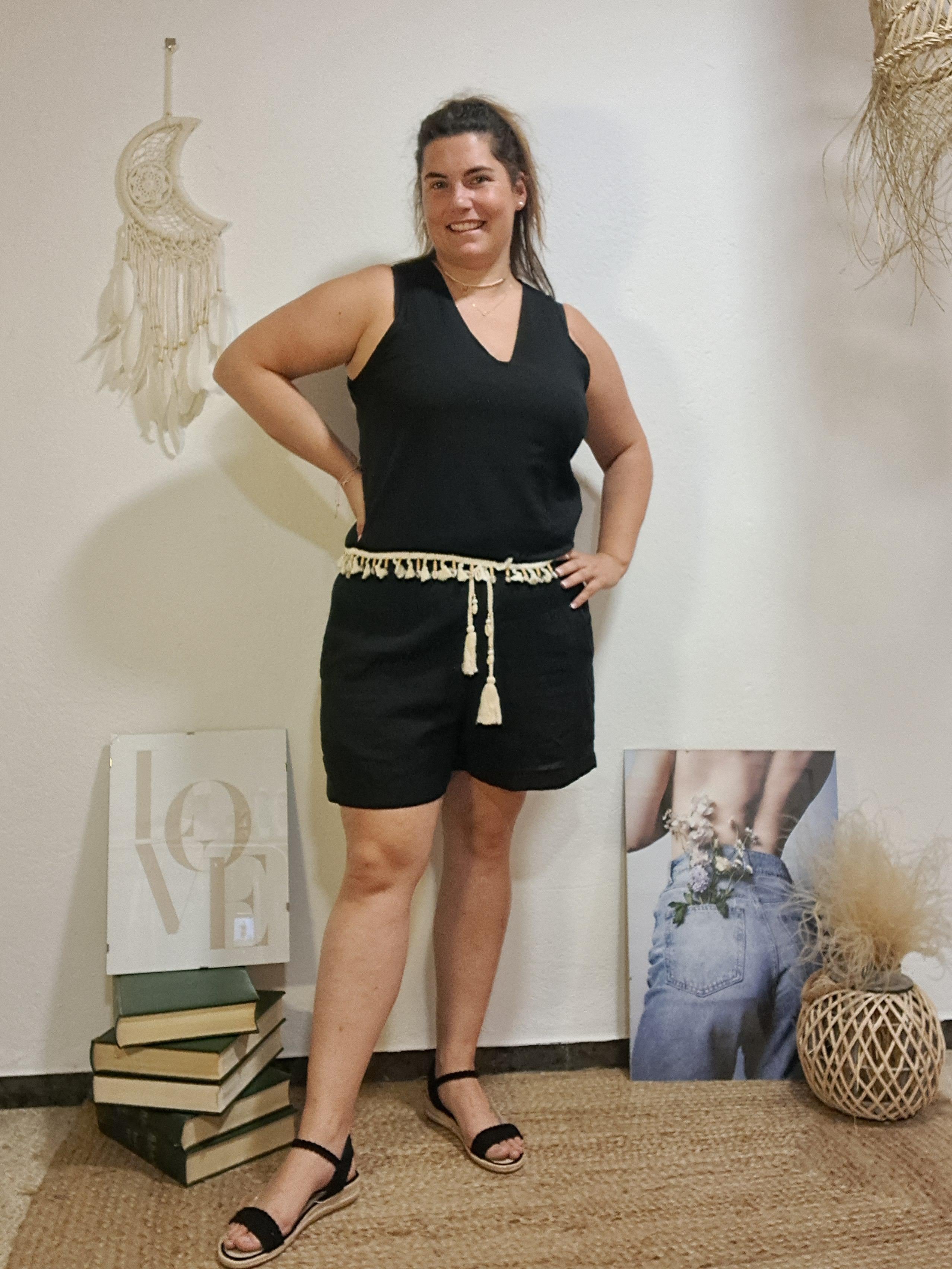 Top i pantaló negre