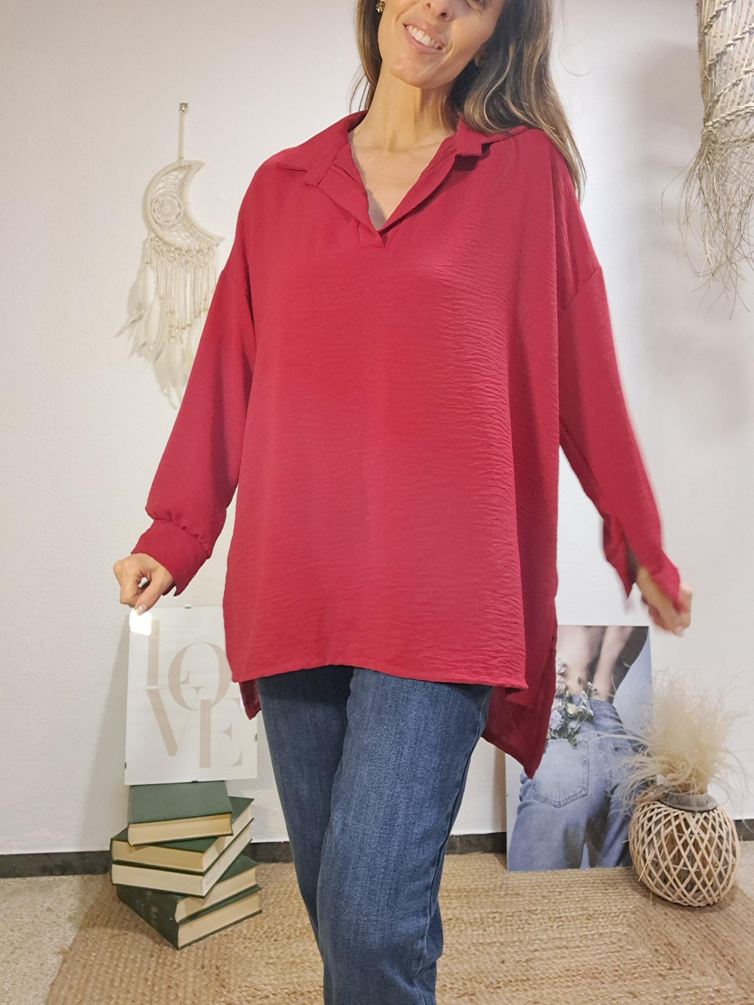 Camisa magenta