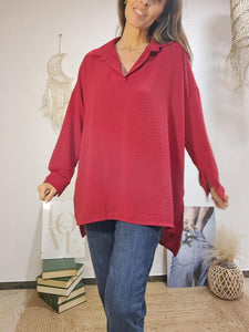 Camisa magenta