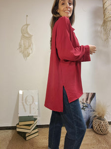 Camisa magenta