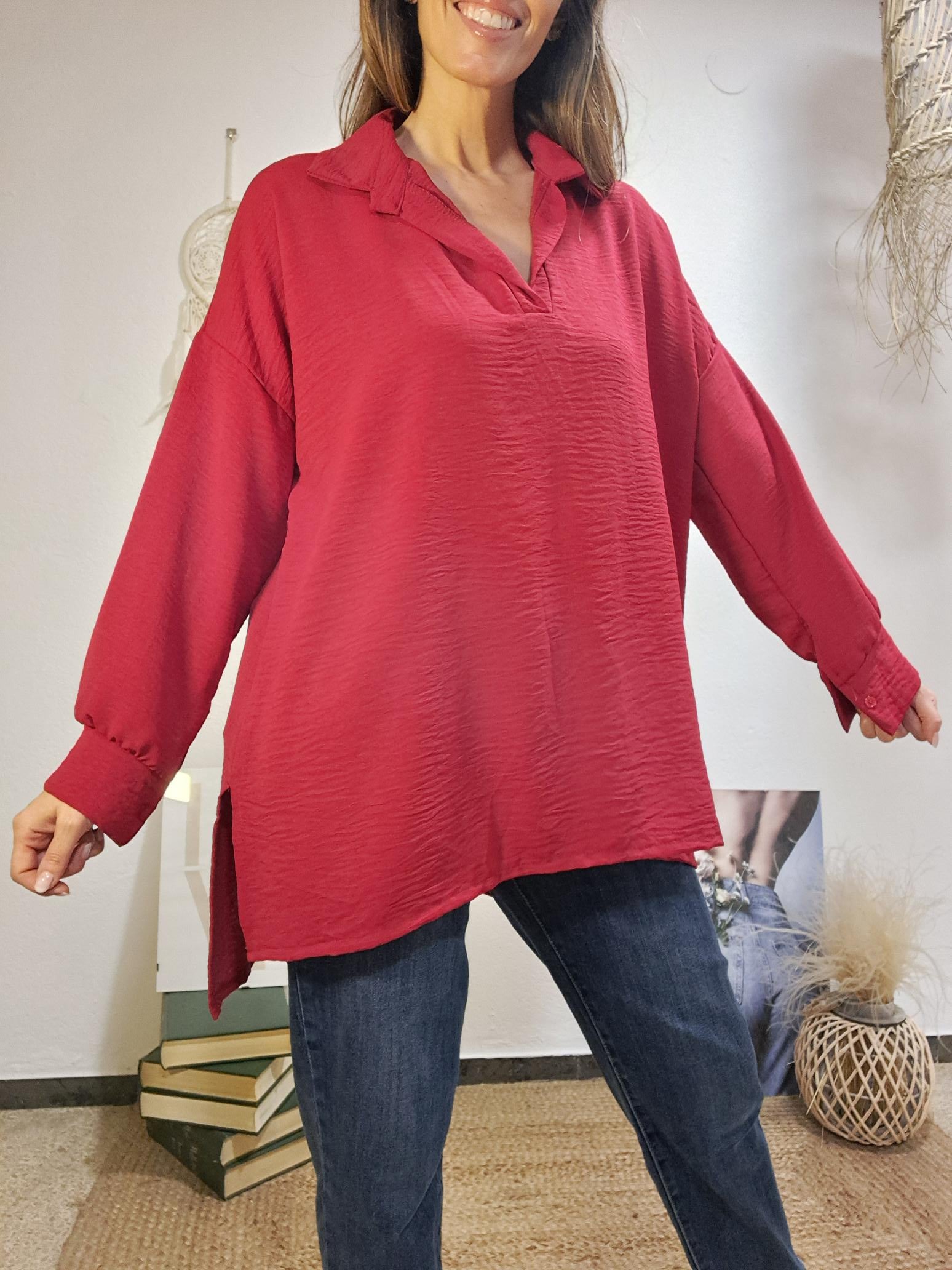 Camisa magenta