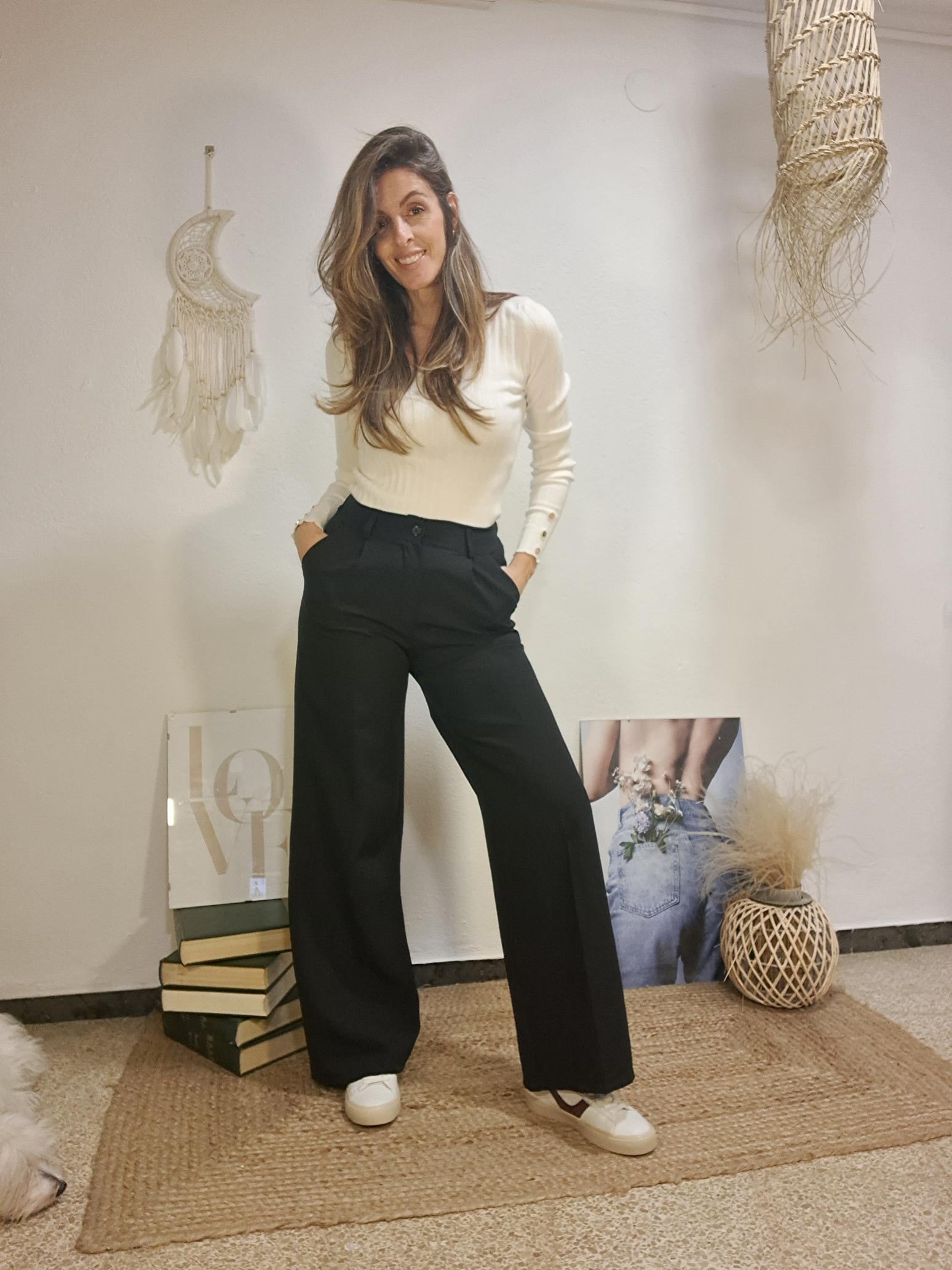 Pantaló palazzo negre