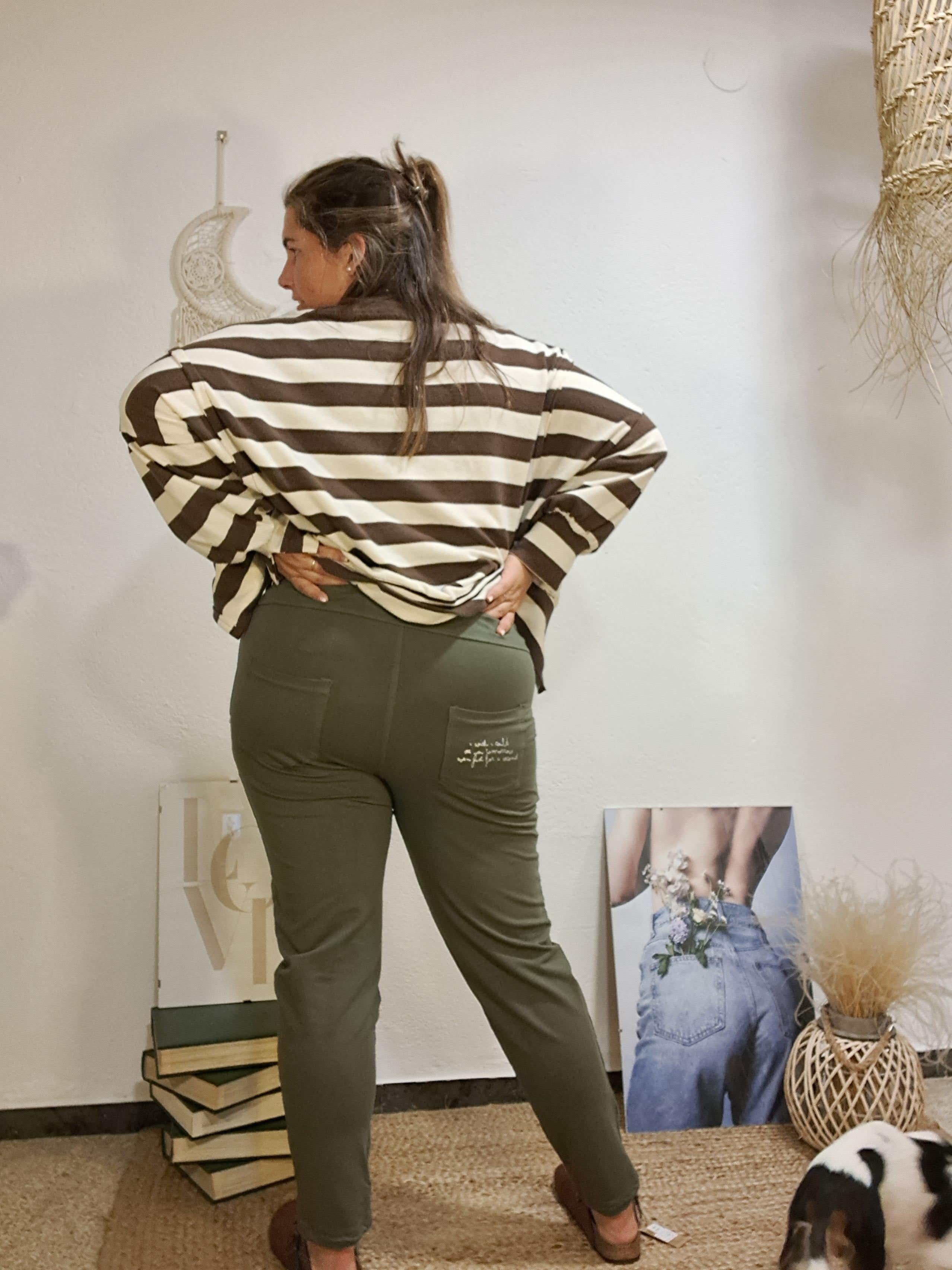 Pantaló caqui cotó