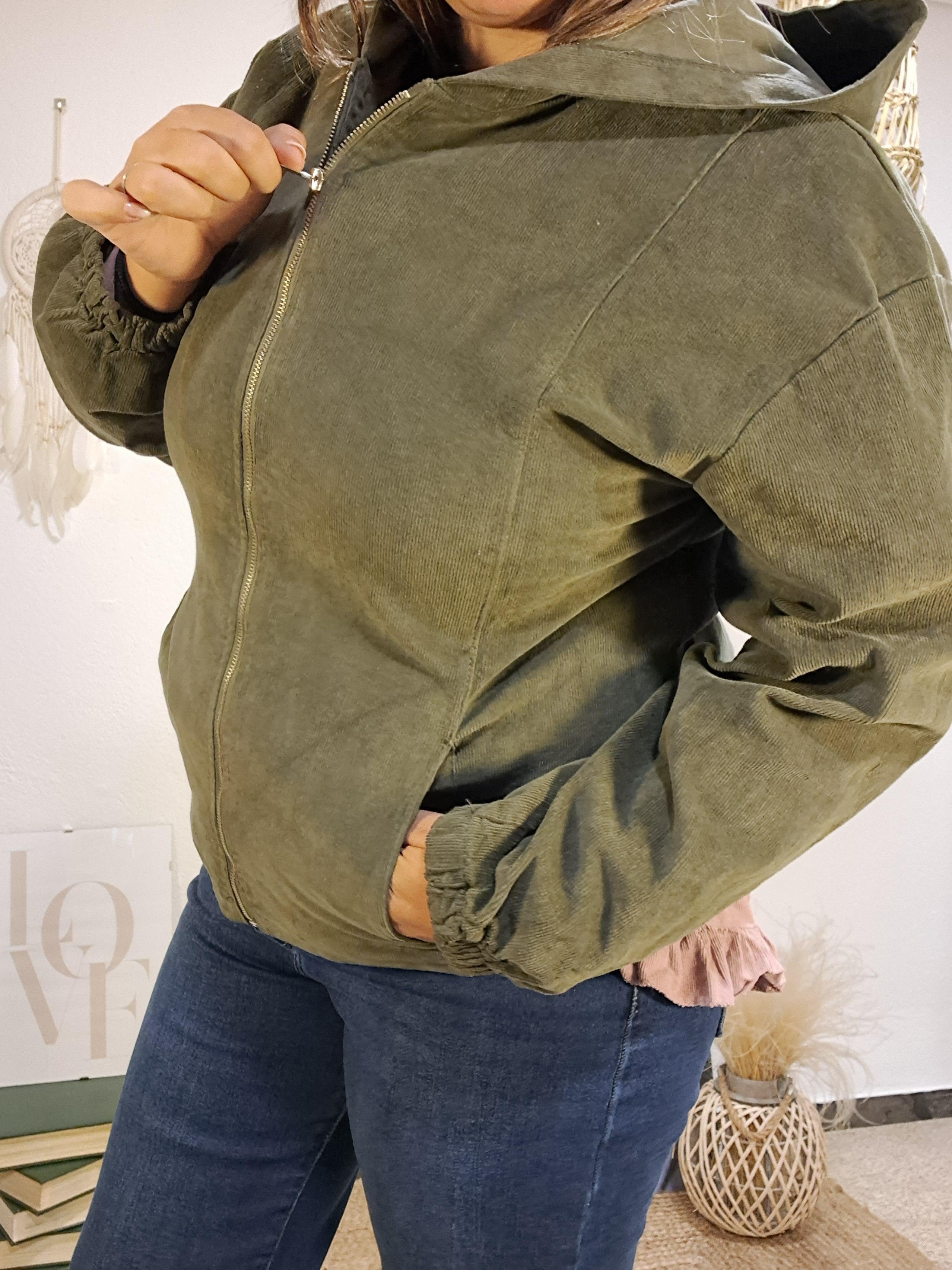 Jaqueta micropana caqui