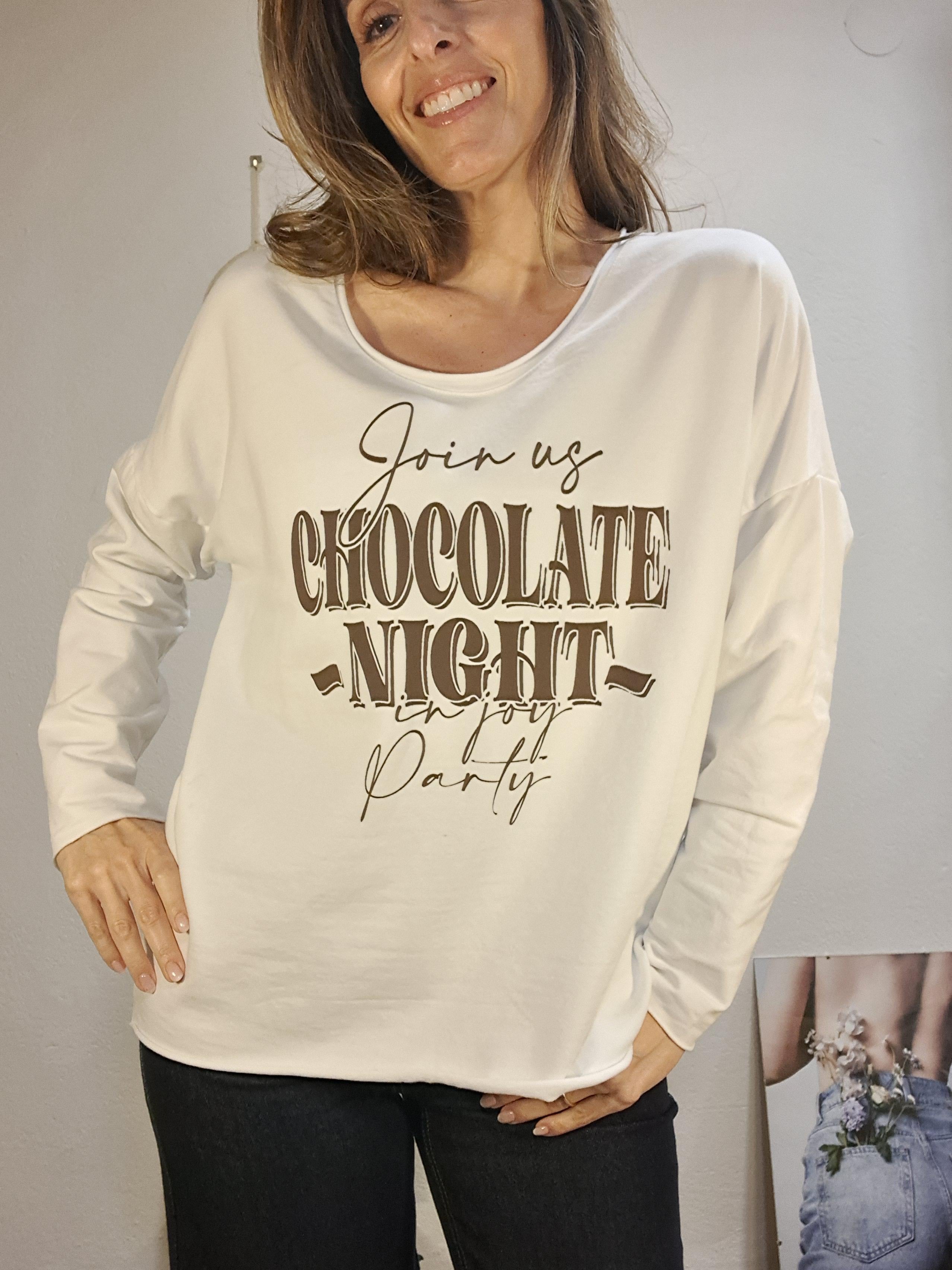 Dessuadora chocolate blanca