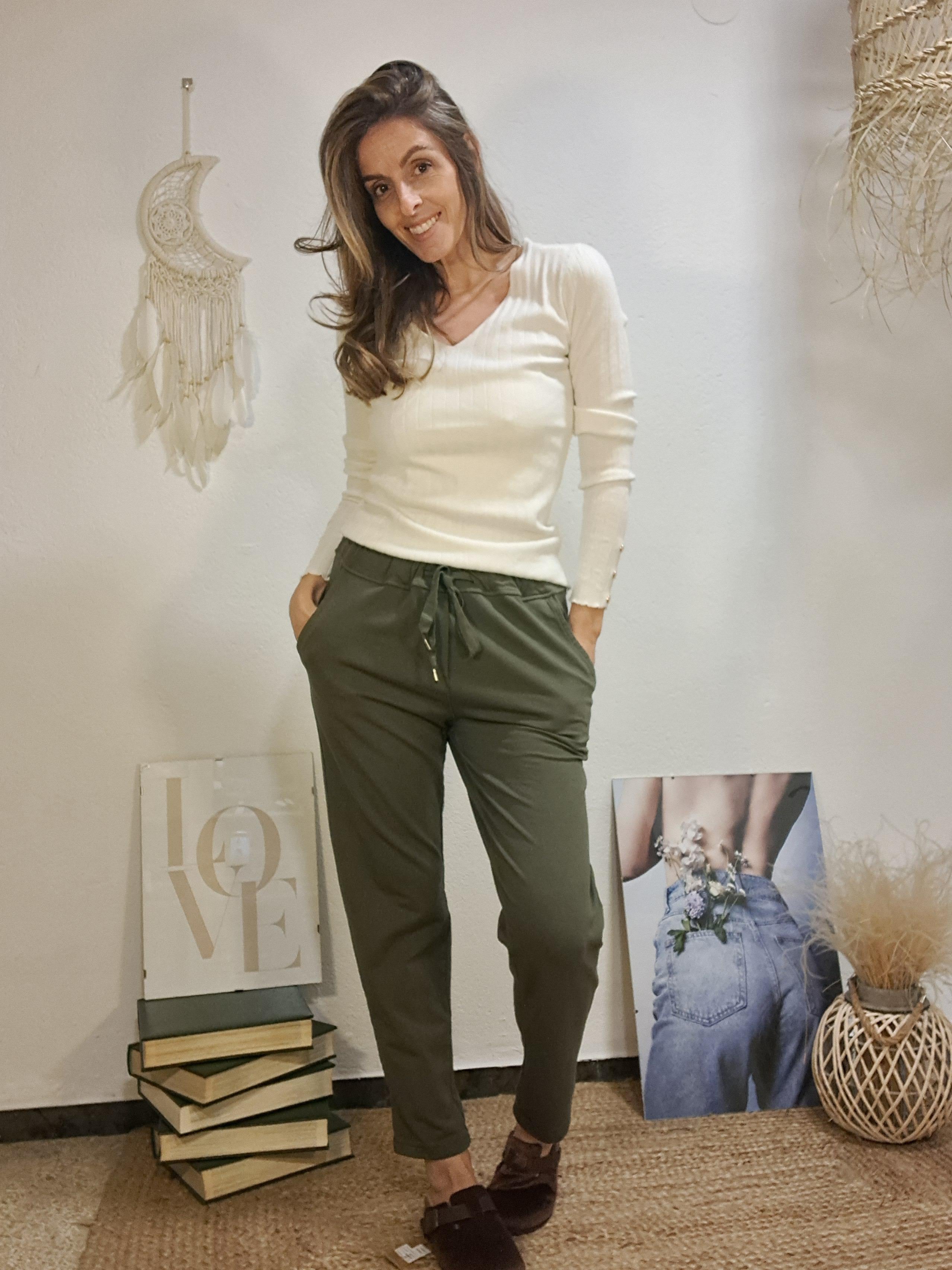 Pantaló caqui cotó