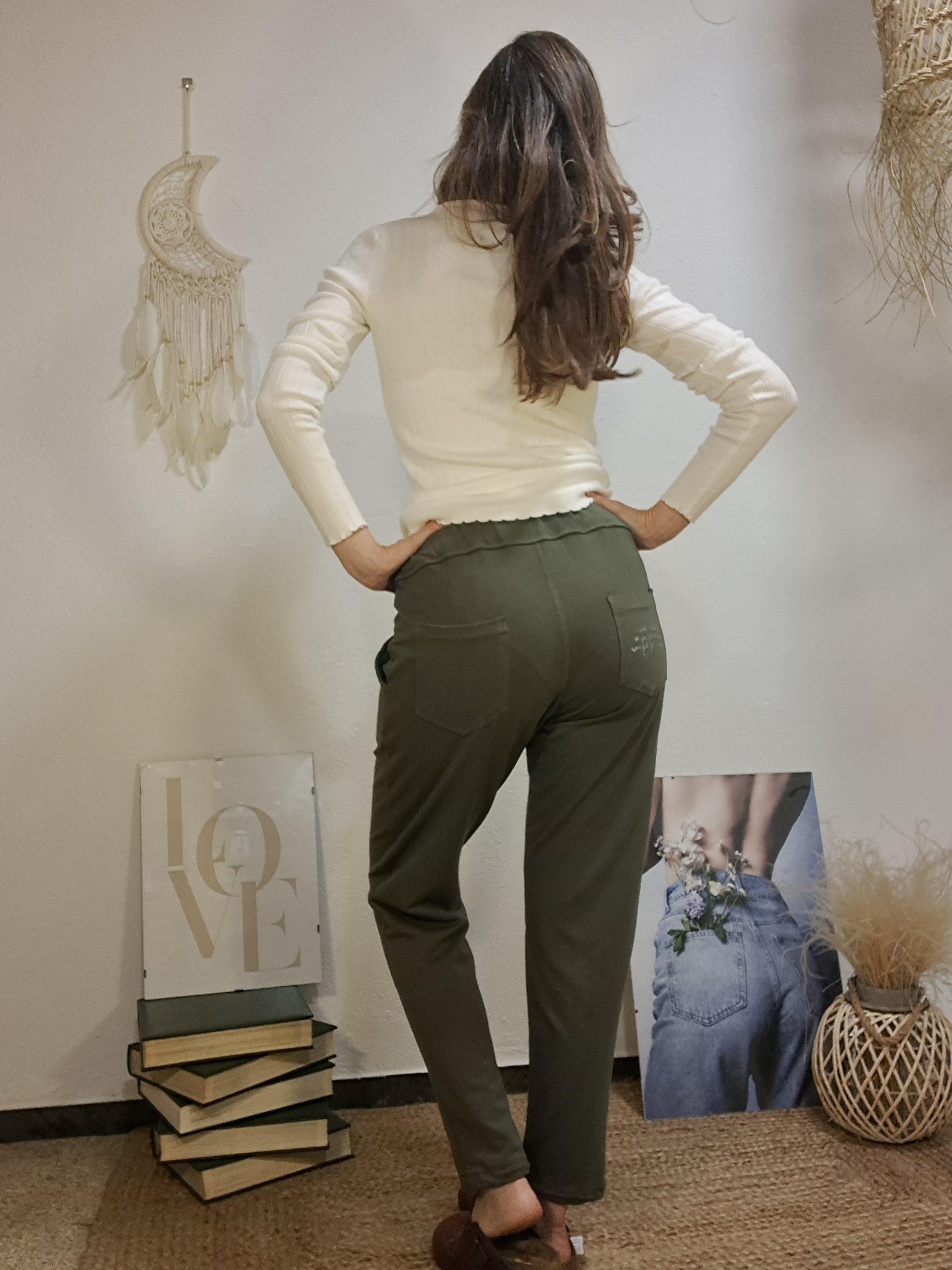 Pantaló caqui cotó