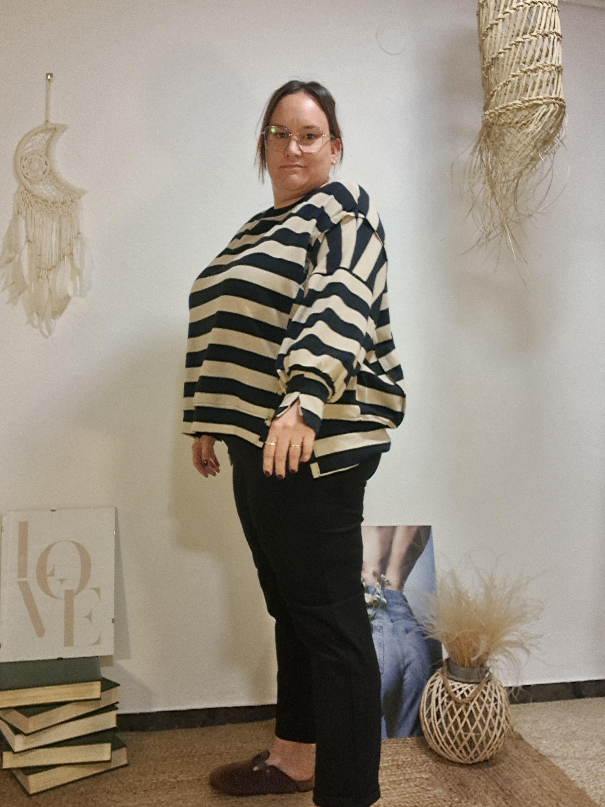 Pantaló curvy negre