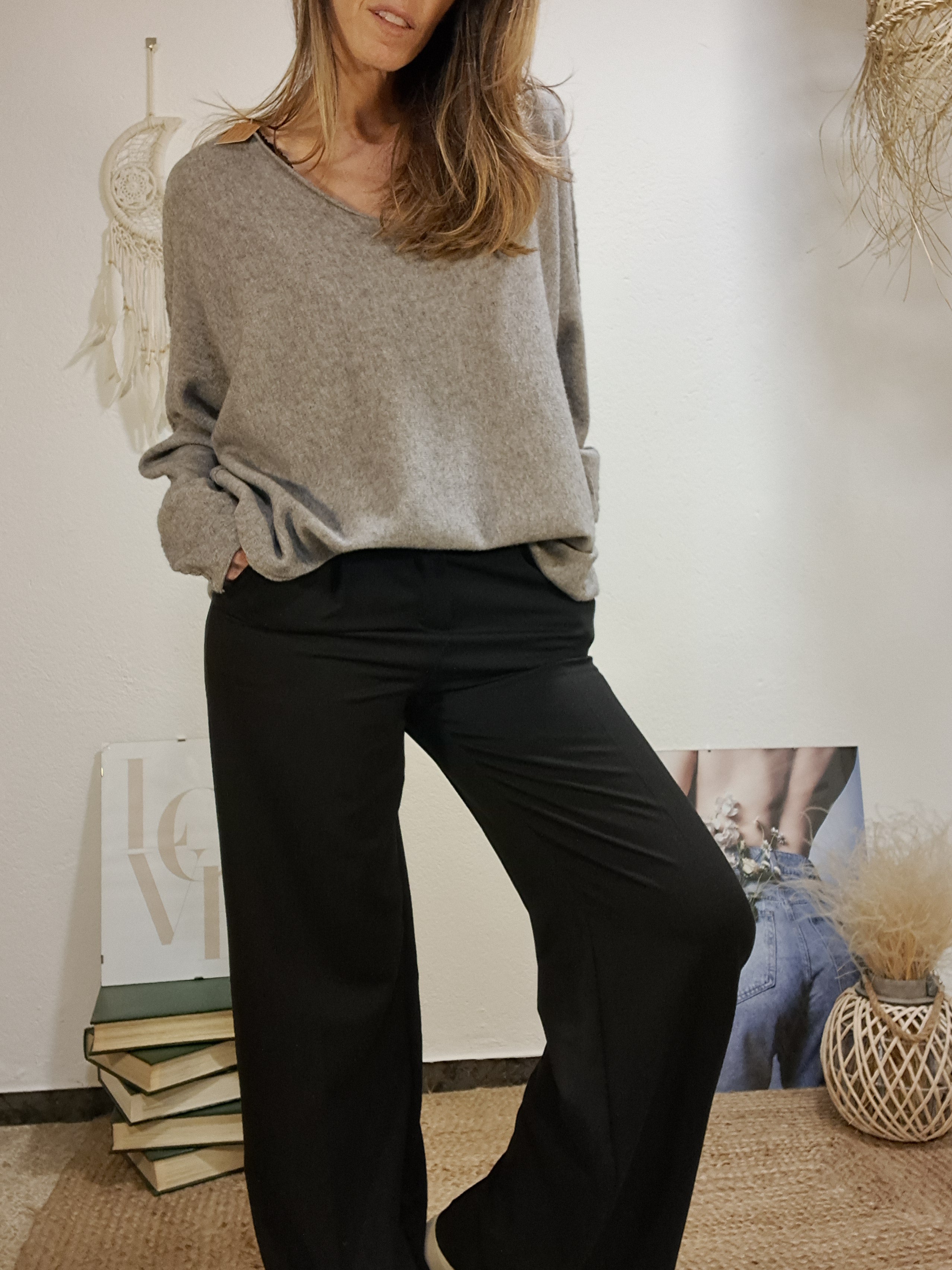 Pantaló palazzo negre