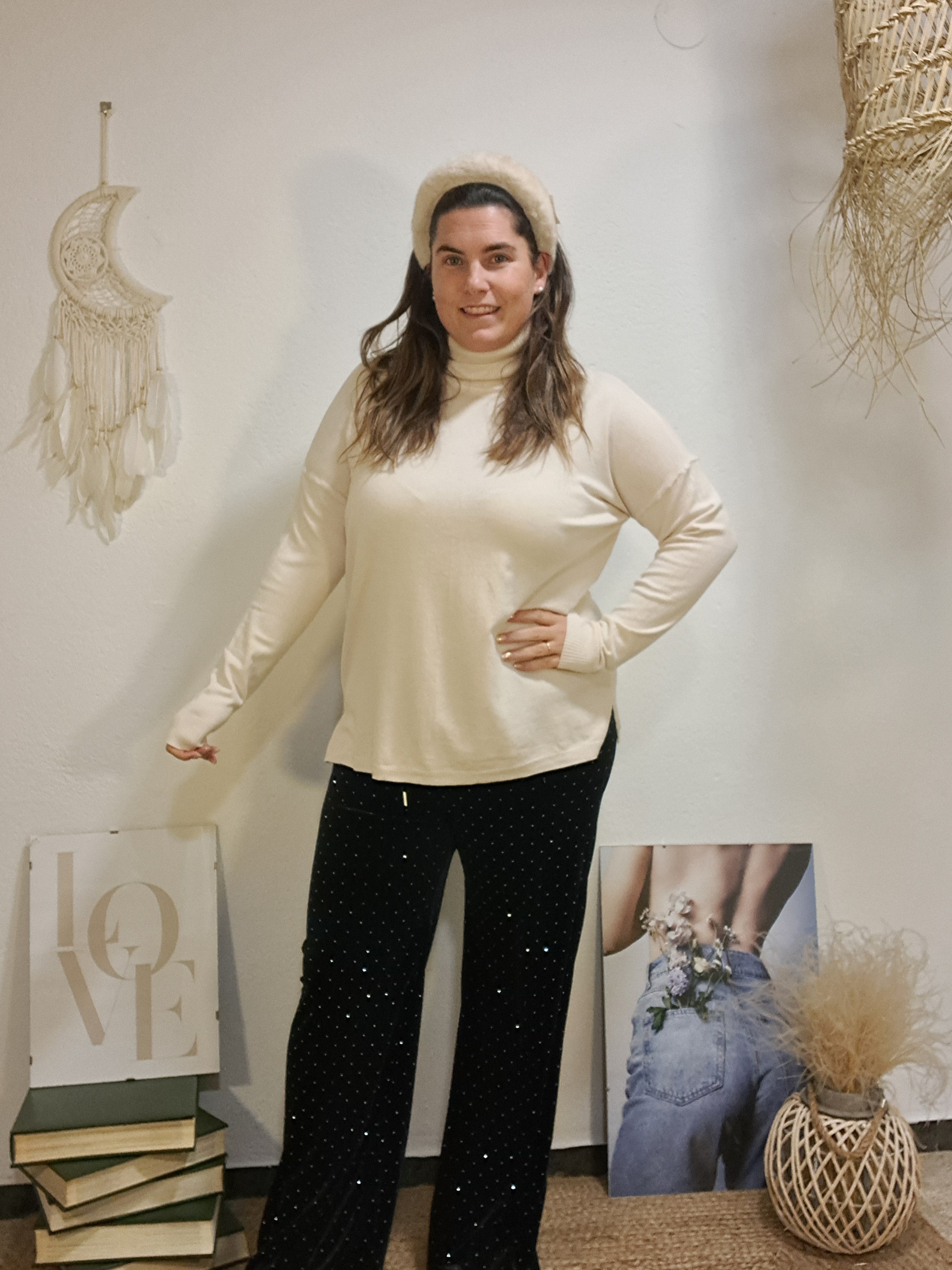 Pantaló brilli negre