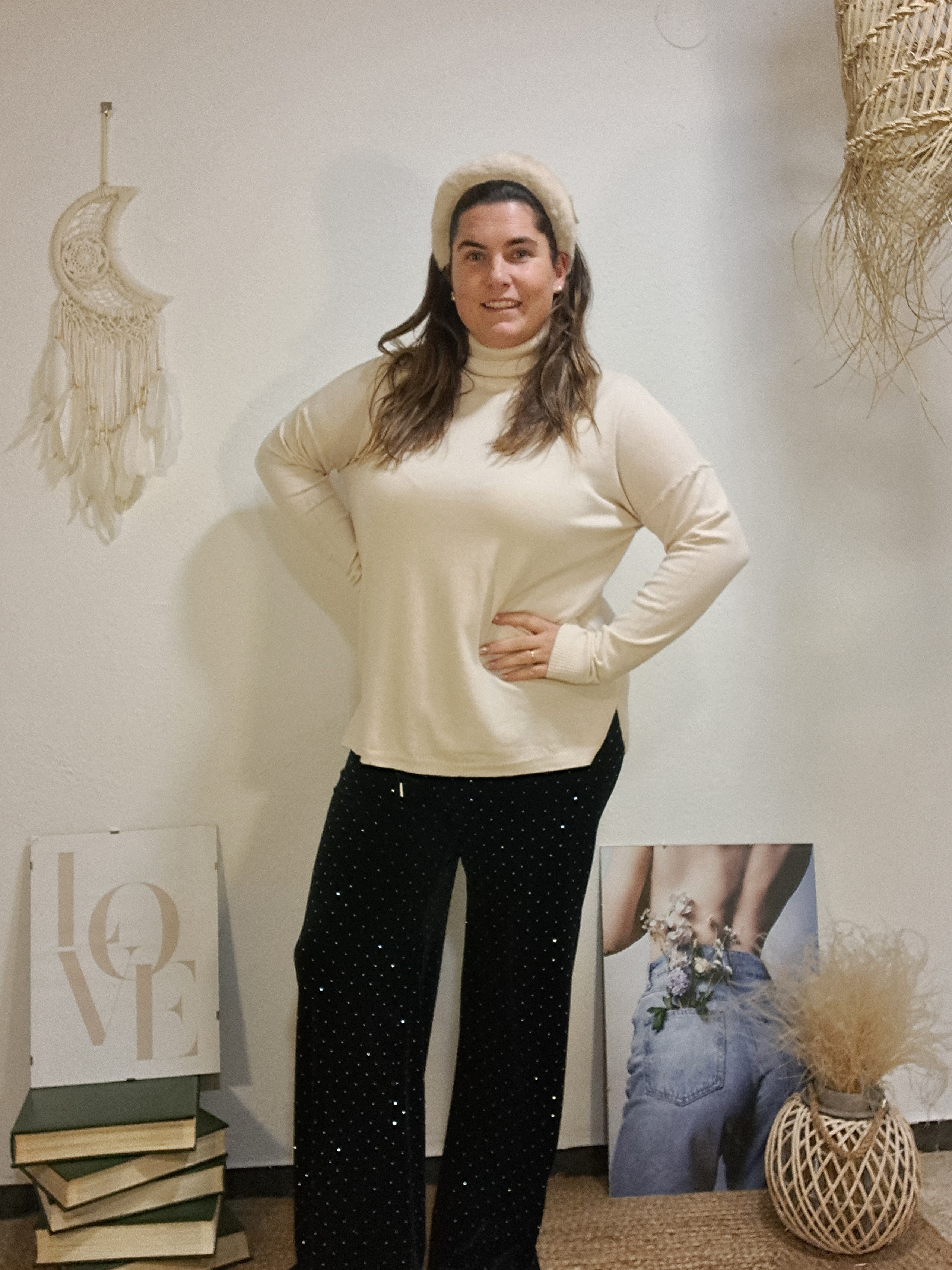 Pantaló brilli negre