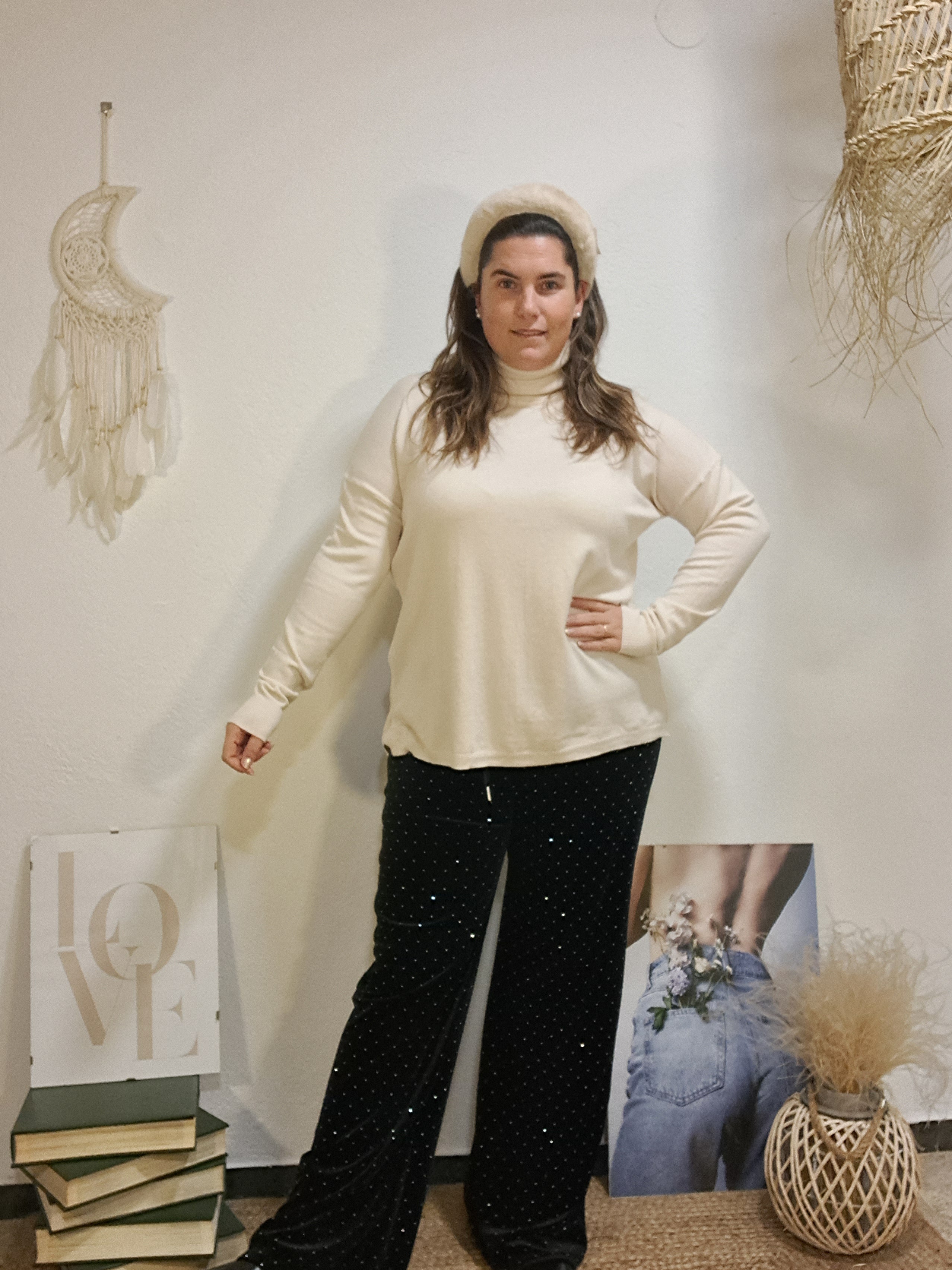 Pantaló brilli negre