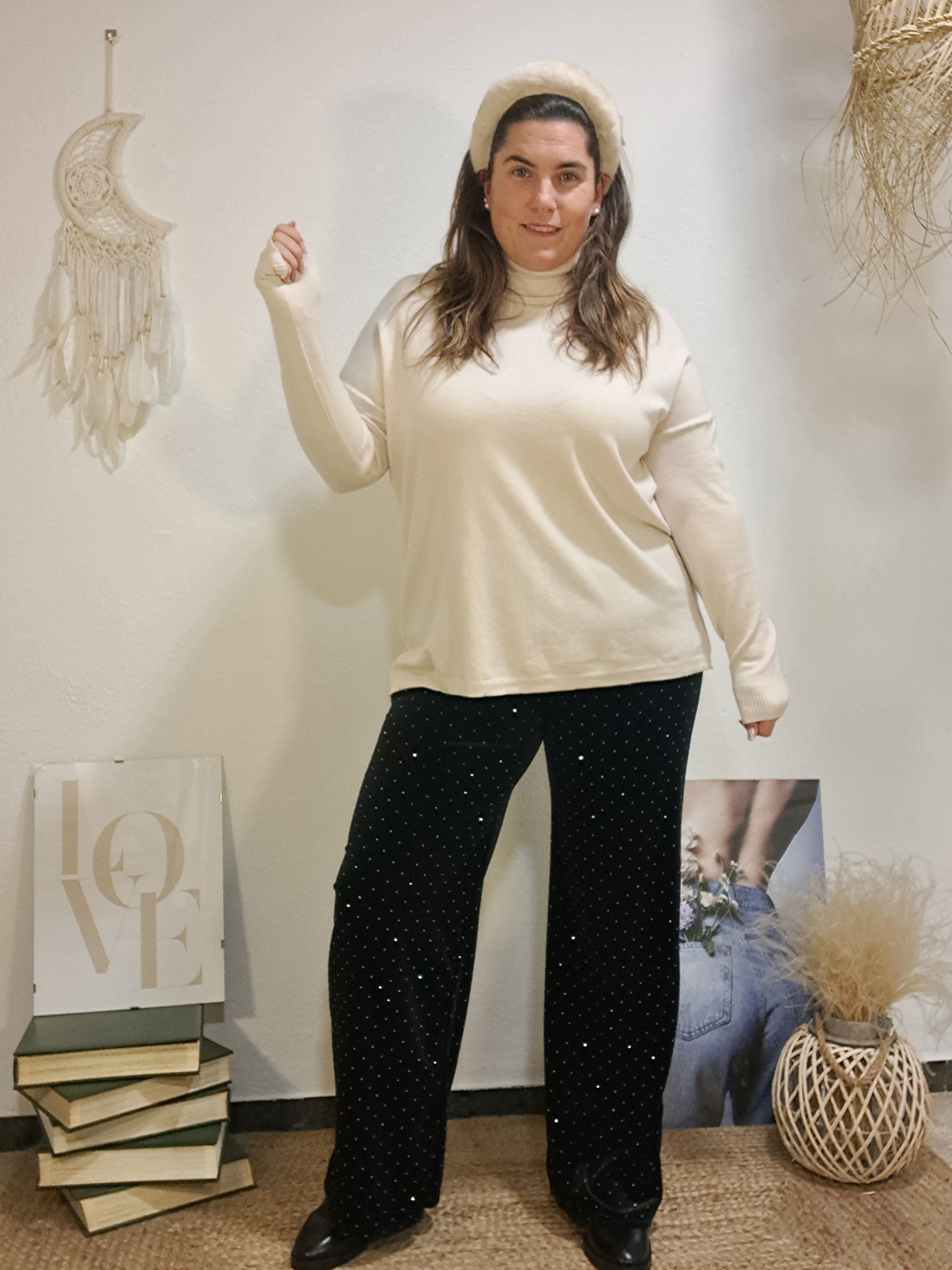 Pantaló brilli negre