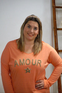 Samarreta amour peach